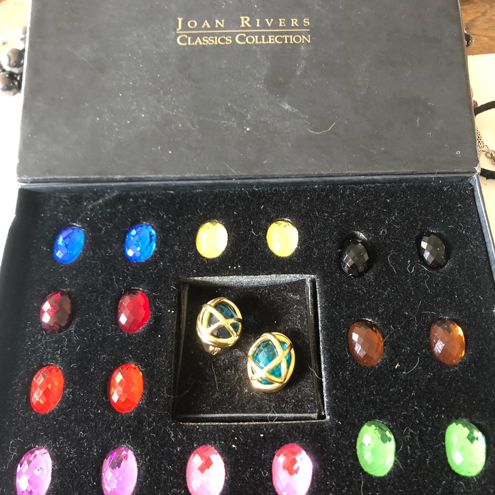 Joan river interchangeable earrings